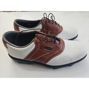 FootJoy DryJoys Golf Men's Shoes Size 8M White AquaFlex Leather System